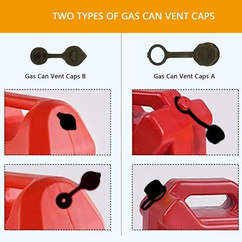 Gas Can Spout Replacement Set, Gas Can Nozzle Old Style Easy to Install, Flexible Pour Nozzle Suitable for Most 1/2/5/10 Gallon Oil Cans (6 Kit-White) in Saudi Arabia