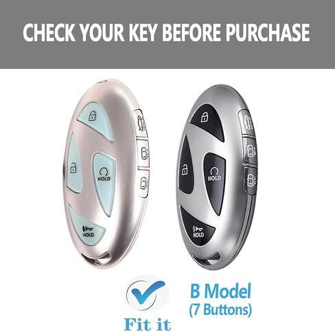بالنسبة إلى غطاء Hyundai Key Fob مع سلسلة المفاتيح ، فإن قشرة الحالات الرئيسية للألياف الكربونية تتناسب مع Lantra Ioniq Sonata Tucson Elantra GT (C-model) in Kuwait