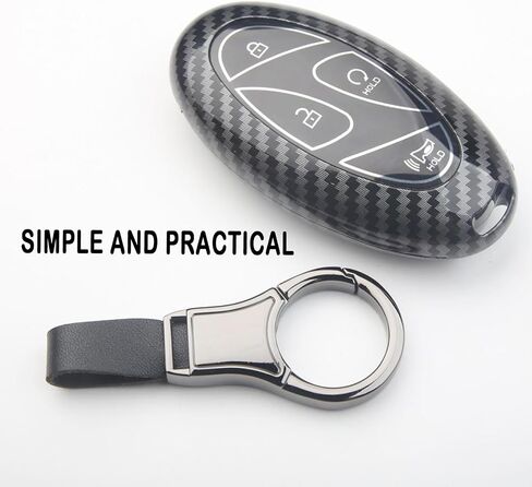 بالنسبة إلى غطاء Hyundai Key Fob مع سلسلة المفاتيح ، فإن قشرة الحالات الرئيسية للألياف الكربونية تتناسب مع Lantra Ioniq Sonata Tucson Elantra GT (C-model) in Kuwait