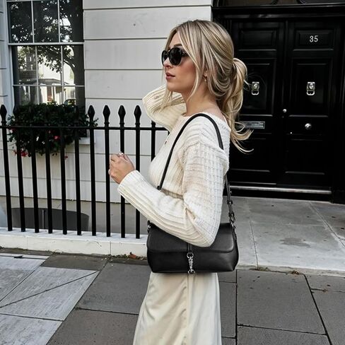 BOSTANTEN Small Purses for Women Trendy Leather Shoulder Bag with Adjustable Strap in Kuwait