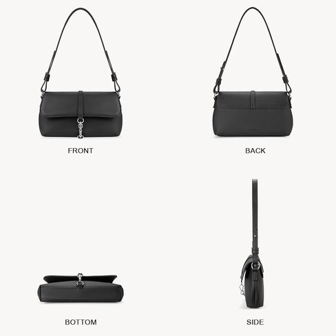 BOSTANTEN Small Purses for Women Trendy Leather Shoulder Bag with Adjustable Strap in Kuwait
