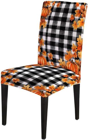 أغطية كراسي لكراسي الطعام مجموعة من 4 أغطية كرسي بوهو عرقية جنوب غرب برتقالي أزرق قابل للغسل من ألياف لدنة للمطبخ بارسونز واقي مقعد قابل للإزالة للمنزل أو الحفلات in Kuwait