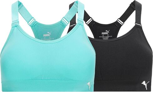 PUMA Women's 2 Pack Seamless Sports Bra in Saudi Arabia