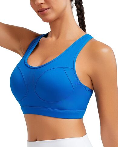 RUNNING GIRL Sports Bras for Women High Support Moulded Cup High Impact Sports Bras Racerback Workout Running Yoga Bra in Kuwait