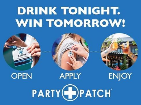 Bachelorette Party Patch, Zero Calories, Water-Resistant Recovery Patch for Parties and Nights Out - 12 Pack in Saudi Arabia