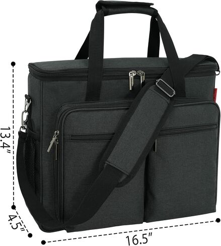 Bartender Kit Travel Bag for Cocktail Shaker Set, Portable Carrying Bag With Compartments for Wine Bottles, for Travel Home Indoor Outdoor Party (Without Tools) in Saudi Arabia