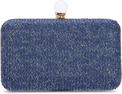 Emprier Straw Clutch Purse for Women Raffia Crossbody Handbags Summer Woven Purses Envelope Handbag in Saudi Arabia