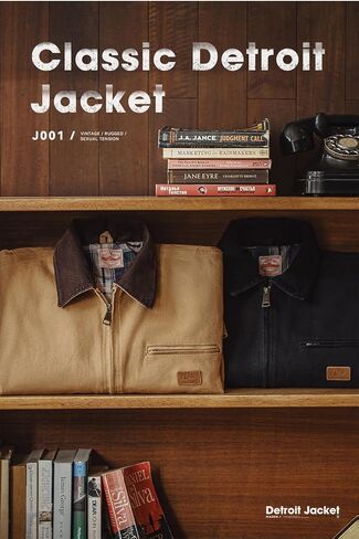 SevenBoy Men's Rugged Flex Relaxed Fit Duck Detroit Jacket Vintage Hunting Heavy Canvas Lapel Coat For Autumn in Kuwait