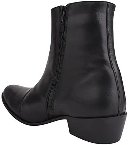 LIBERTYZENO Mens Animal Print & Plain Leather Adults High Ankle Retro Dress Boots for Easter Gift in Kuwait