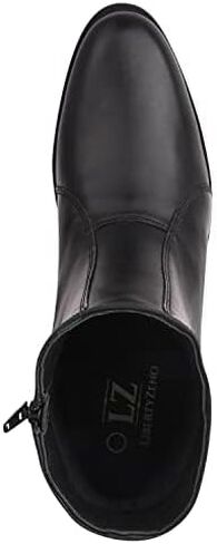 LIBERTYZENO Mens Animal Print & Plain Leather Adults High Ankle Retro Dress Boots for Easter Gift in Kuwait