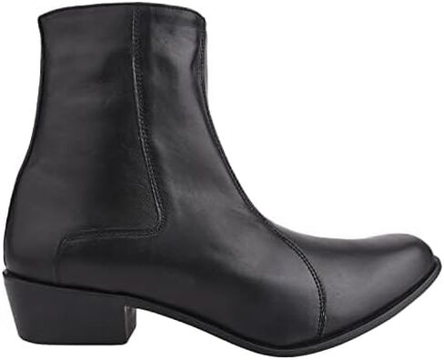 LIBERTYZENO Mens Animal Print & Plain Leather Adults High Ankle Retro Dress Boots for Easter Gift in Kuwait