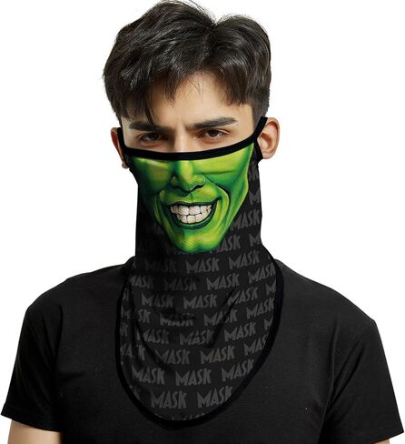 M-YOUNG Ear Loops Neck Gaiter Face Mask Covering Bandanas for Men Women Summer UV Face Scarf Mask Cover Facemask Balaclava in Kuwait