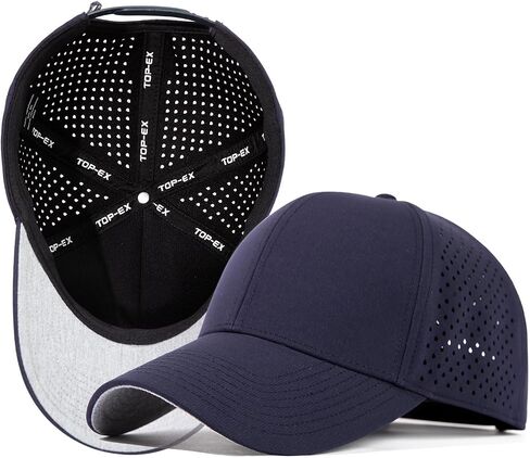 كبيرة الحجم XL/XXL Snapback البيسبول Cap Hydro Performance Cool Water Water طارد الجولف قارب شاطئ التمرين in Saudi Arabia