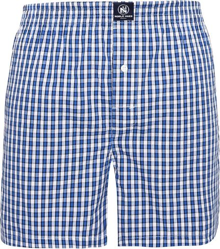 Men's Boxer Shorts, Comfortable Cotton Boxers, 100% Cotton Checks Multicolor Boxers For Men, Multi Pack in Saudi Arabia