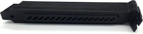 upHere 10 PCI Slot Cover Dust Filter Bracket Expansion Blank Plate Shield Metal Black in Kuwait