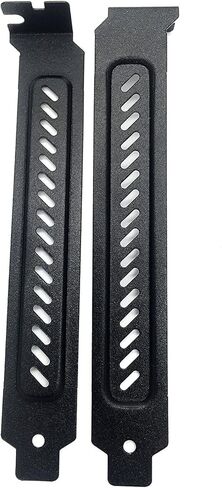 upHere 10 PCI Slot Cover Dust Filter Bracket Expansion Blank Plate Shield Metal Black in Kuwait