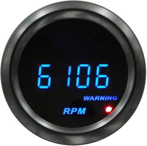 AUCELI Car Digital Voltage Gauge, Universal Meter Kit, 2" 52mm & Blue LED Light Display in Saudi Arabia