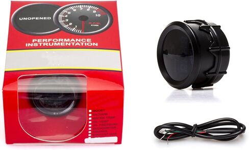 AUCELI Car Digital Voltage Gauge, Universal Meter Kit, 2" 52mm & Blue LED Light Display in Saudi Arabia