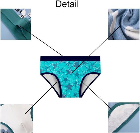 Toddler Underwear Boys Briefs for Boys Cute Cartoon,2-9 Years,12 Pack in Kuwait