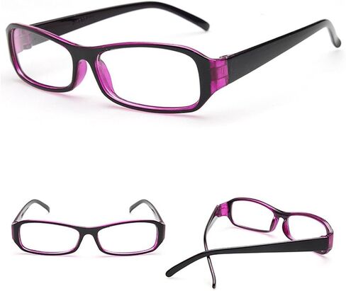 FancyG® Vintage Inspired Classic Rectangle Glasses Frame Eyewear Clear Lens in Saudi Arabia