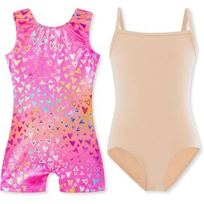 حزمة Domusgo من ثياب Domusgo Hearts Girls Girls Size 6-7 سنوات