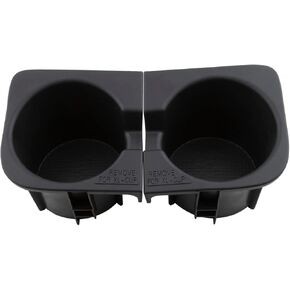 Cup Holder Inserts Fits 2005-2017 Tacoma Front Drinks Holder Center Console Replace 66991-04012 66992-04012 Black