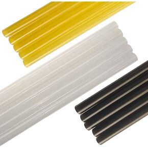 Car Dent Pulling Hot Melt Glue Sticks, Dent Repair Consumables, Auto Paintless Strong Viscosity Glue Sticks for Hot Melt Glue Gun,Dings Hail Removal Tools Set - 15pcs Glue Sticks