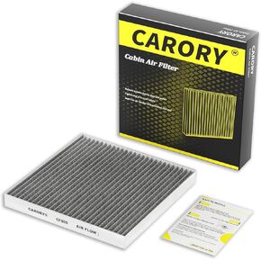 Cabin Air Filter w/Activated Carbon for Chevy, Cadillac, GMC Select Models – Silverado 1500/2500/3500 HD, Suburban, Tahoe, Sierra 1500/2500/3500 HD, Yukon, Yukon XL, Escalade, and More