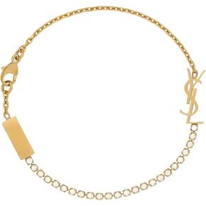 18k Gold Luxury Initial Letter CZ Bracelet - French Retro Women's Bracelet, High-End Jewelry for Mother's Day and Birthday Gifts