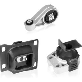 Engine Motor Mount Kit and Transmission Mount 3103 2939 2986 Compatible for Ford Focus Transit Connect 2.0L 2.3L 2003-2013 (Set of 3)