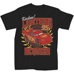 Disney Pixar Cars Lightning McQueen Kachow! Adult T-Shirt