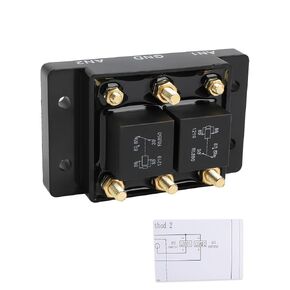 Forward and Reverse Relay Module Compatible with Tarp Motor, Winch Motor, Snow Plow and Lift Replacement for 5541100, 24452, 13994, K10746M, ATP011, ATP0110, CH 24452