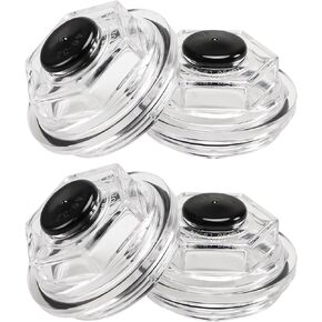 4pcs Oil Bath Dust Caps,2.75" Thread,Trailer Axle Cover Compatible with Dexter 6k-8K 8-218, 8-219, 8-232 General Duty Axles Built 1989 and older,Replace#:K71-038-00