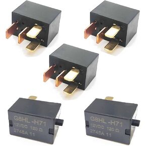 5 PCS 4 Pin G8HL-H71 Relay 39794-SDA-A03 39794-SDA-A05 Relay Compatible with Honda Accord CROSSTOUR CR-V CR-Z Element Insight Odyssey Polot Civic Compatible with Acura MDX ILX RLX TSX TL