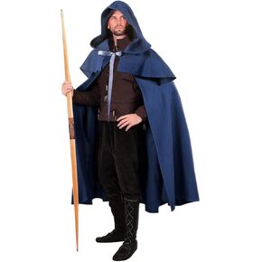 Renaissance Hooded Cape Cloak with Hood, Medieval Halloween Costume,cosplay events