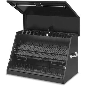 Montezuma-LA400B-صندوق أدوات المثلث المحمول بحجم 30 بوصة-تصميم متعدد المستويات-إنشاء مقاوم 16 عامًا-صندوق أدوات مقاومة للطقس-نظام الأدوات المقاوم للطقس-قفل وإغلاق
