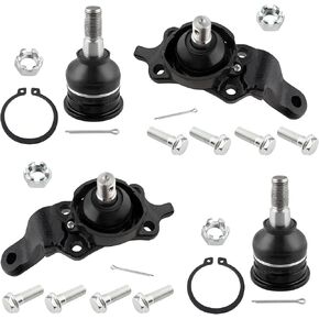 BOXI (Set of 4) Front Upper & Lower Ball Joints Fit for Toyota Tundra 2004 2005 2006 / for Toyota Sequoia 2004 2005 2006 2007 / Replaces K80521 K80522 K90255