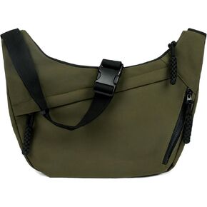 Crescent Crossbody Bags for Women and Men Nylon Luna bag Moon Hobo Purses Slouchy Dumpling Bag Canvas Shoulder Bags