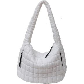 Quilted Tote Bag, Large Lightweight Quilted Bag Puffer Tote Bag Trendy Puffy Purse Hobo Bags for Women in Kuwait