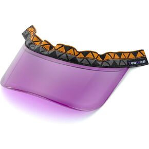 Tontron Colourvisor Removable Helment Visor | حافة الخوذة (أسود)
