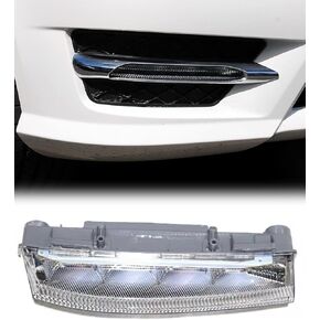 Fog Light LED Daytime Running Light DRL Lamp Compatible with 2012-2014 Mercedes Benz C Class W204 C250 C300 C350, E Class W212 E350 E63AMG(Driver Side OE#2049068900(Left))