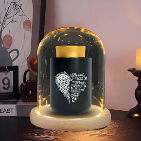 Small Keepsake Urn for Adult Ashes for Women/Female/Mom/Grandma, Mini Urns for Human Ashes, Little Decorative Memorial Keepsake Comes with Display Cremation Container (Love)