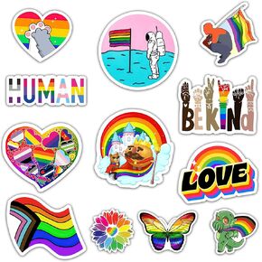 GTOTD RAINBOW GAY PRIKE MERCH CAR SIRCLETS MAGNETS （12 PACK） LGBTQ DICE HOPTS Supplies Supplies Decorations Cruise Door Decorities Magnetic Pumper Cabinets Decal Vinyl