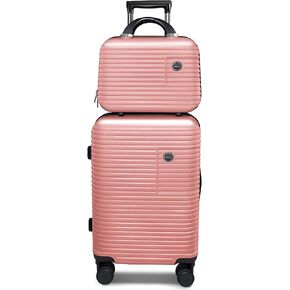Carry On Luggage Set 2 Piece PC+AB Hardshell 20 inch Suitcases with Spinner Wheels Airline Approved. in Kuwait
