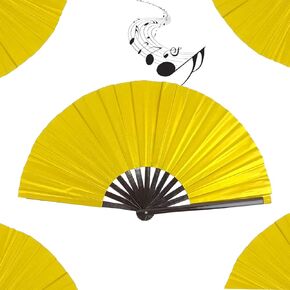 Boots on The Ground Fan, New Large Folding Hand Fan Line Dance Popping Fan, Handheld Clacking Fans for Line Dancing,Suitable for all kinds of dance performances, parties (Color#B,13.3in)