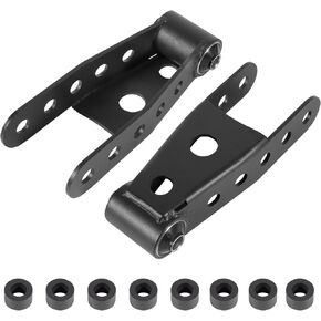2'-3' Rear Lowering Drop Shackles Kit for 1988-2018 Chevrolet Silverado 1500, Sierra 1500 & 1988-2000 C-Series Pickups