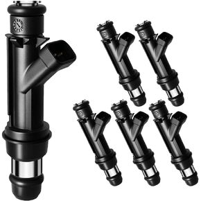 ترقية 4 ثقوب حقن الوقود مناسبة لـ GMC: Envoy (& XL ، XUV) ، لـ Chevy: Trailblazer (& ext) ، لبويك: Rainier ، لـ SAAB: 9-7X ، L6 4.2L 2002-2007 ، OEM # 17113680 ، 25313185 ، FJ319 (6 pcs)