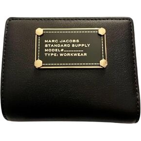 Marc Jacobs Workwear Mini Compact Bifold CC Wallet (Petal Pink)