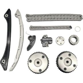 CJ5E6C525AD CJ5E6C524AD Timing Chain Kit With 2PC VVT Sprocket Fit for 2012-2015 Ford Explorer Edge Escape Fusion for 2013-2015 Lincoln 2.0L L4 Turbo Replace LR033733 LR095897
