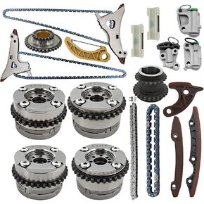 2760503600 2760503700 مجموعة توقيت المحرك طقم مجموعة متغير صمام توقيت مجموعة ضرس M276 Mercedes Benz GLK350 ML350 E350 GL450 E400 C400 3.0L 3.5L V6 استبدال# 2780500305 2760502600 276052116116